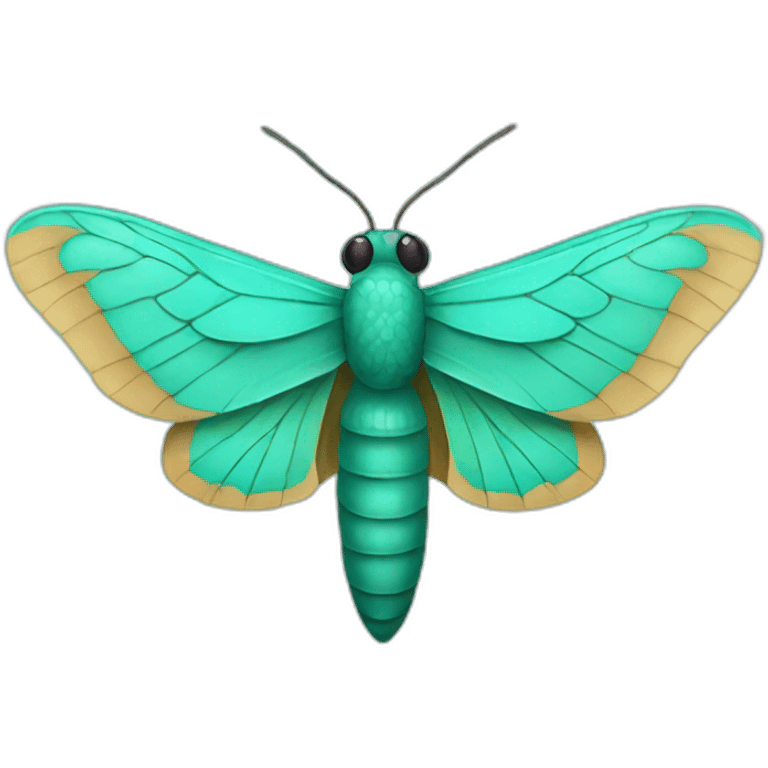 Turquoise Moth emoji