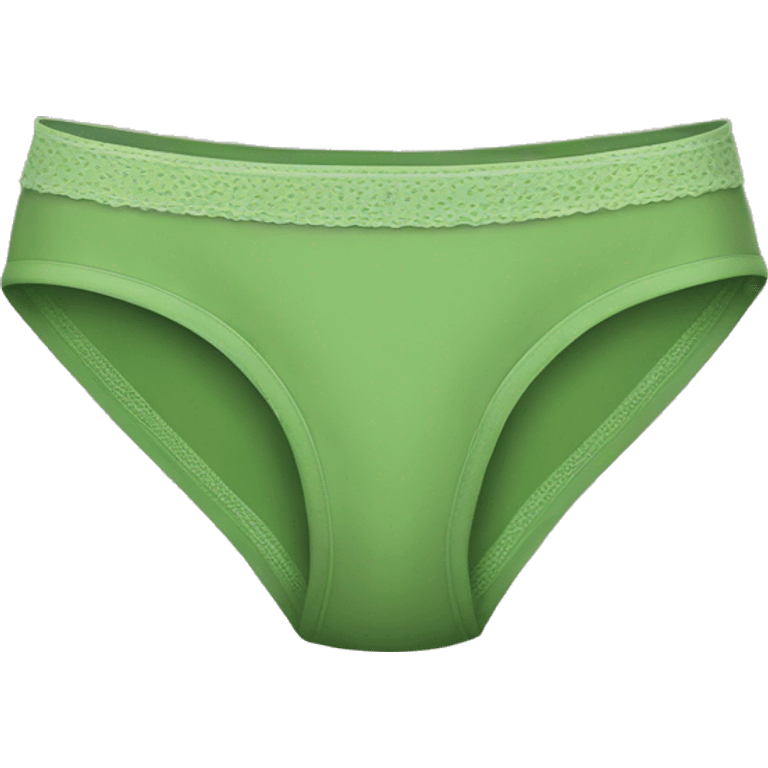 green women's underwear emoji