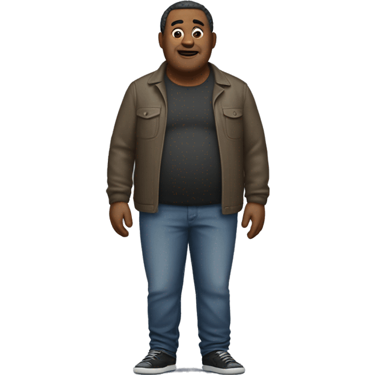 Fat uncle with really skinny jeans emoji