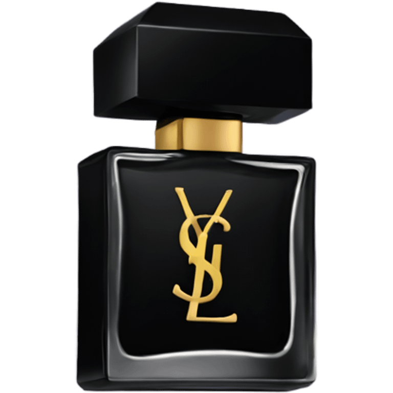 black ysl perfume emoji