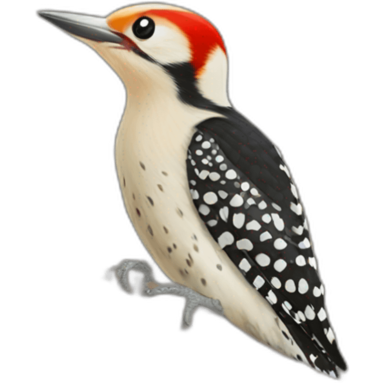 Red belly woodpecker emoji