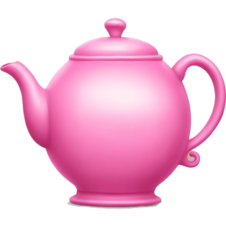 Pink tea pot emoji