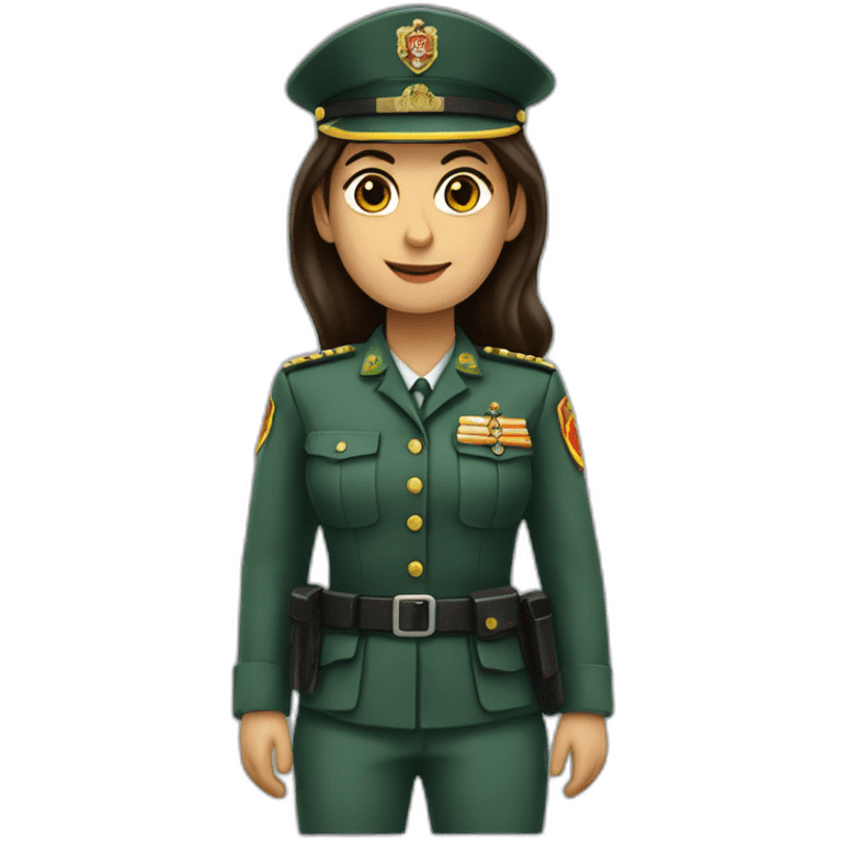 Mujer Guardia Civil española emoji