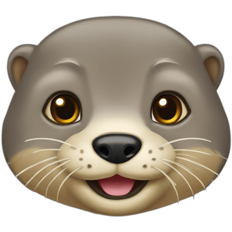 Loutre sur totue emoji