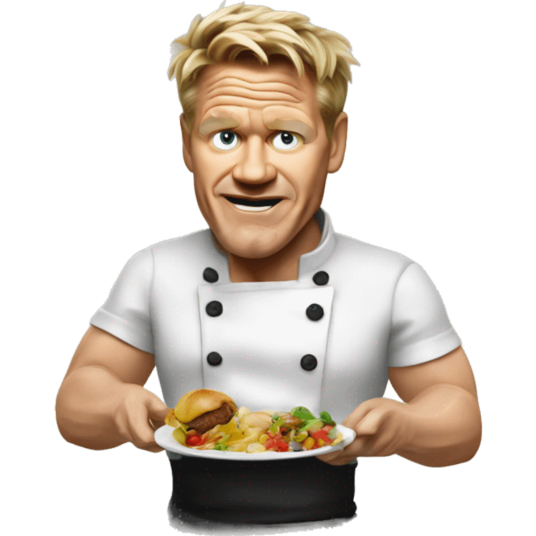 gordon Ramsey eating emoji