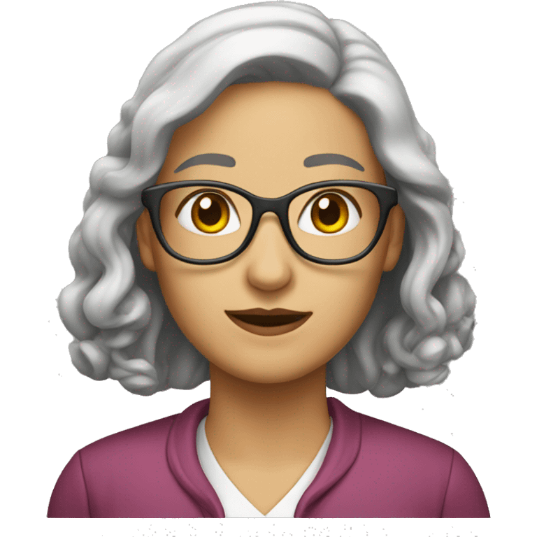 a female reverse artist teacher emoji