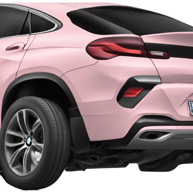 light pink bmw x4 car emoji