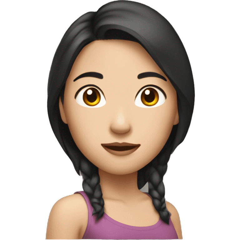 Woman asian brunette emoji