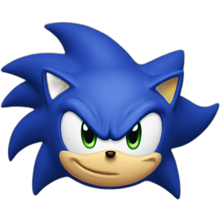 Sonic happy emoji