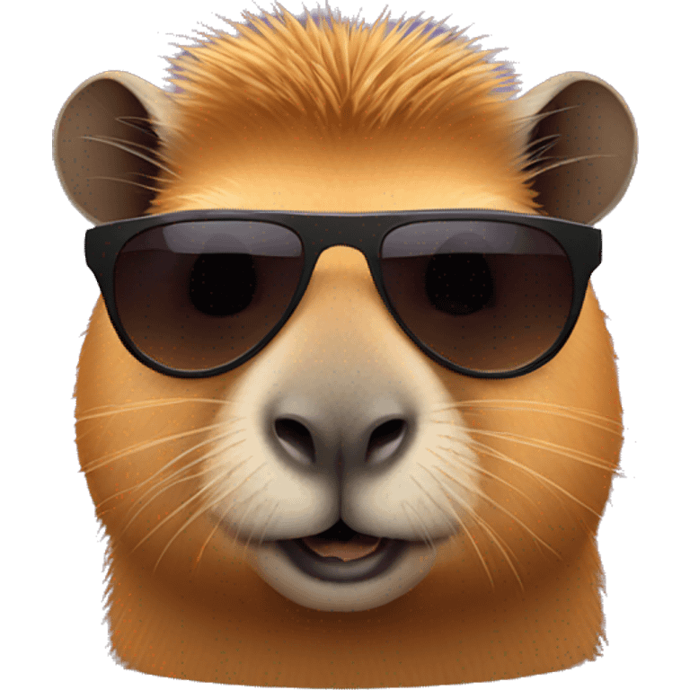 capybara with sunglasses emoji