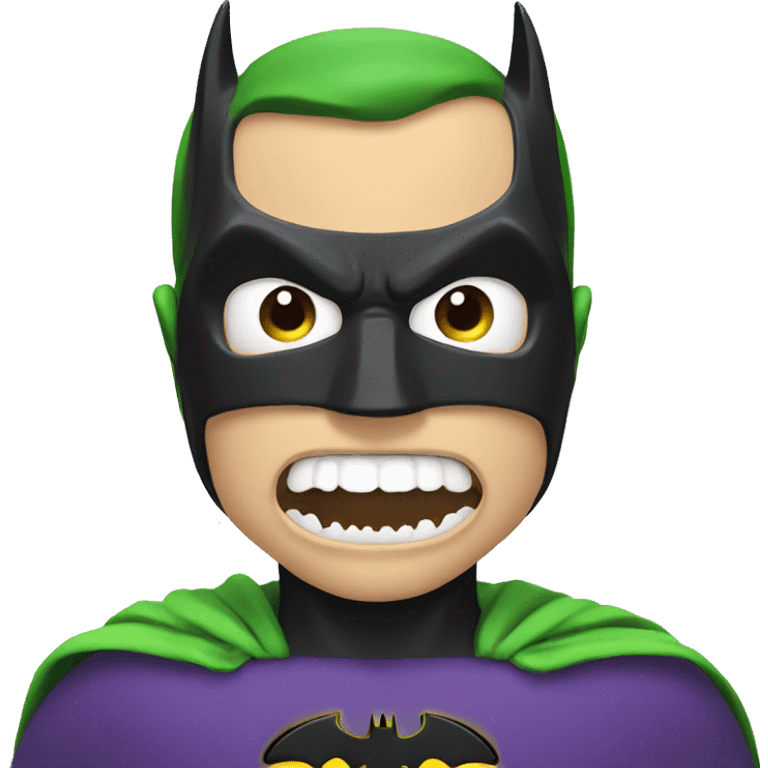 Batman eat breath emoji