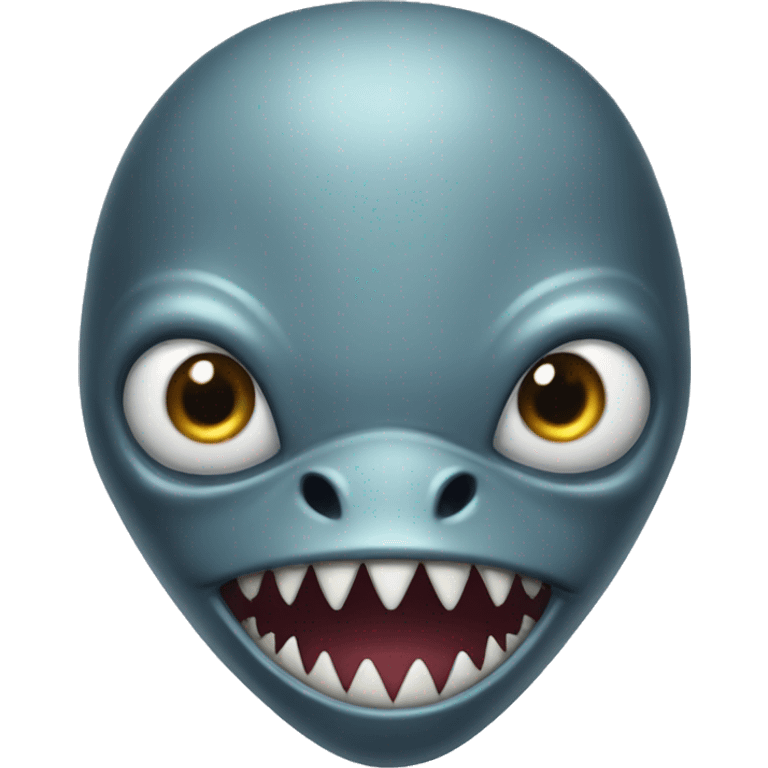 shark alien emoji