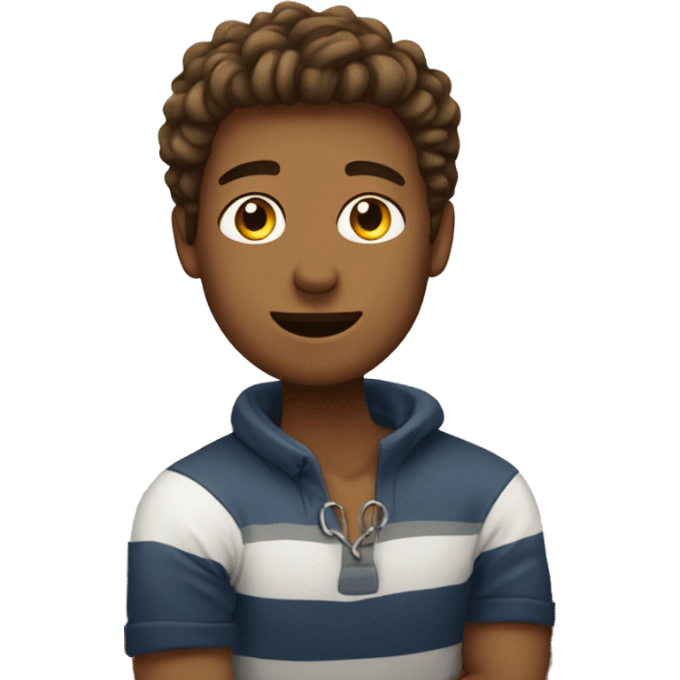 Boyfriend on sailboat emoji