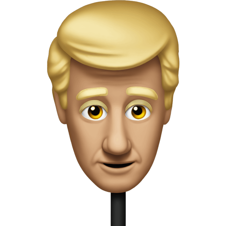  Trump marionette long nose emoji