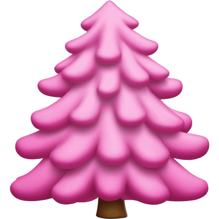 Pinker Weihnachtsbaum  emoji