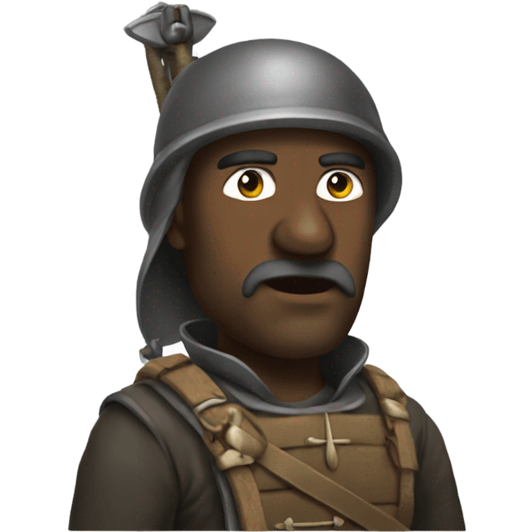 Man at war emoji