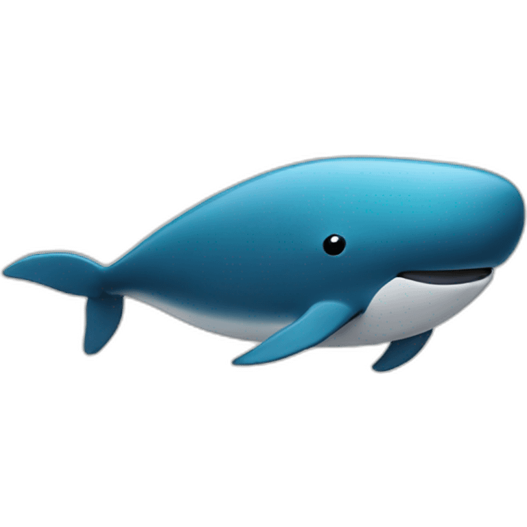 whale in a bank emoji