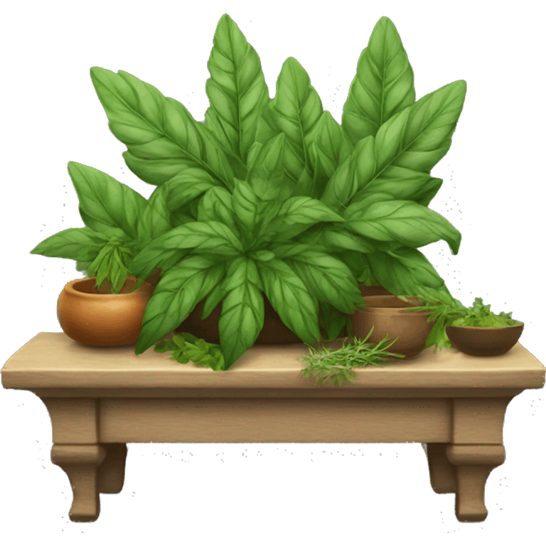 herb altar emoji