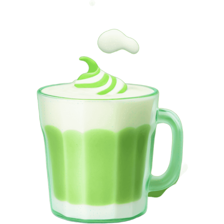 Matcha latte emoji