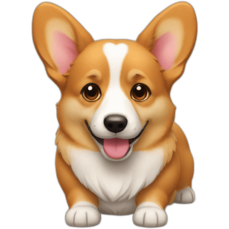 Love Corgi emoji