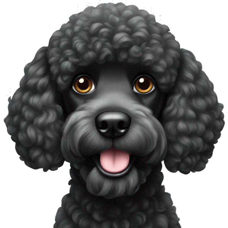 black poodle  emoji