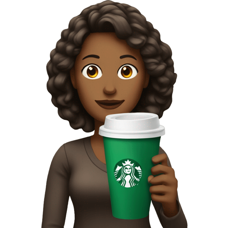 mom with starbucks emoji