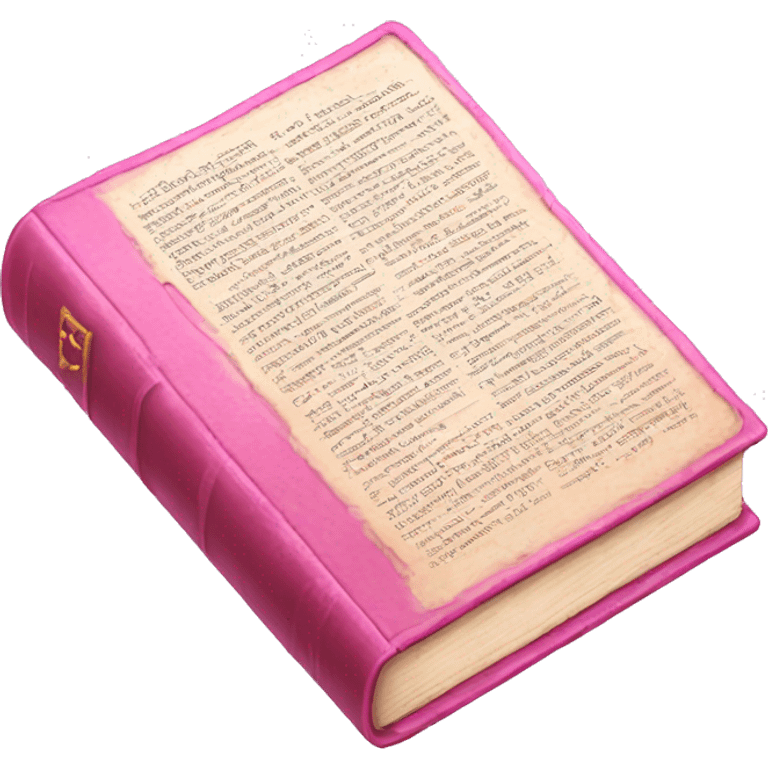 Bible pink holy bible emoji