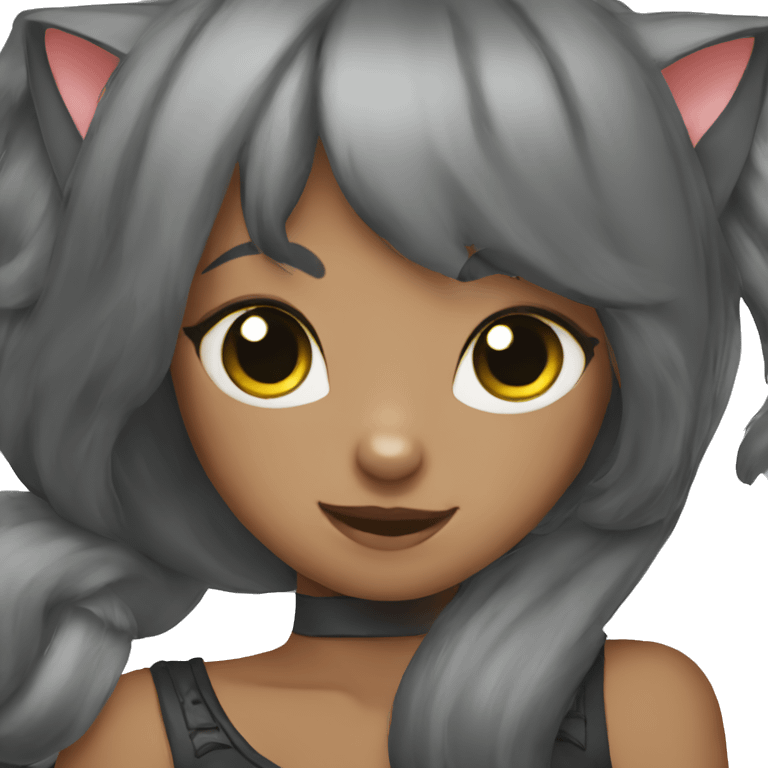 Black cat sebe emoji