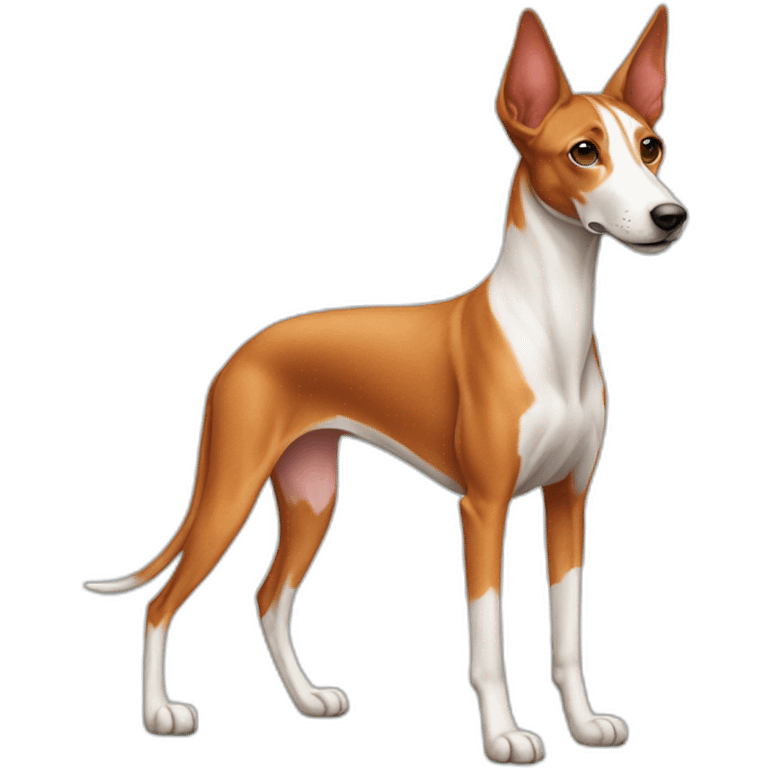 Ibizian hound dog full body emoji