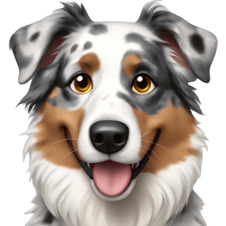 Merle Australian shepherd  emoji