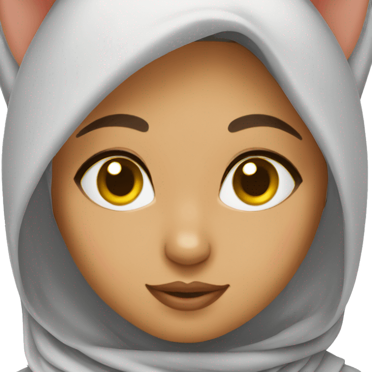 arab kitten girl emoji