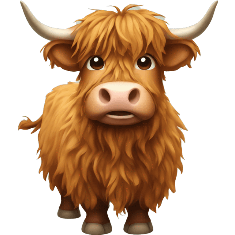 Highland cow  emoji