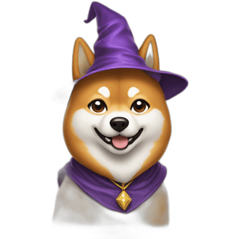 wizard shiba emoji