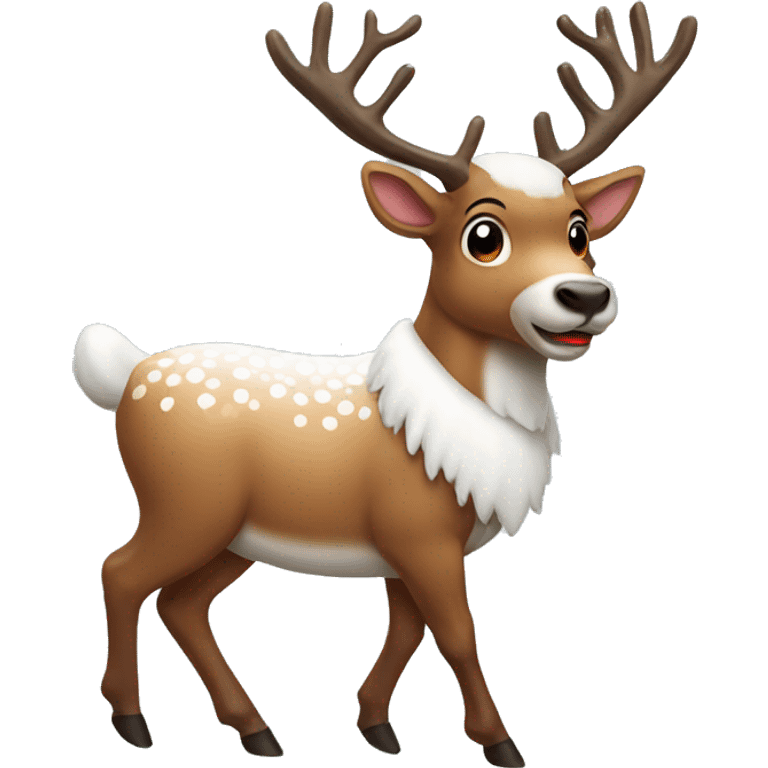 Christmas raindeer emoji