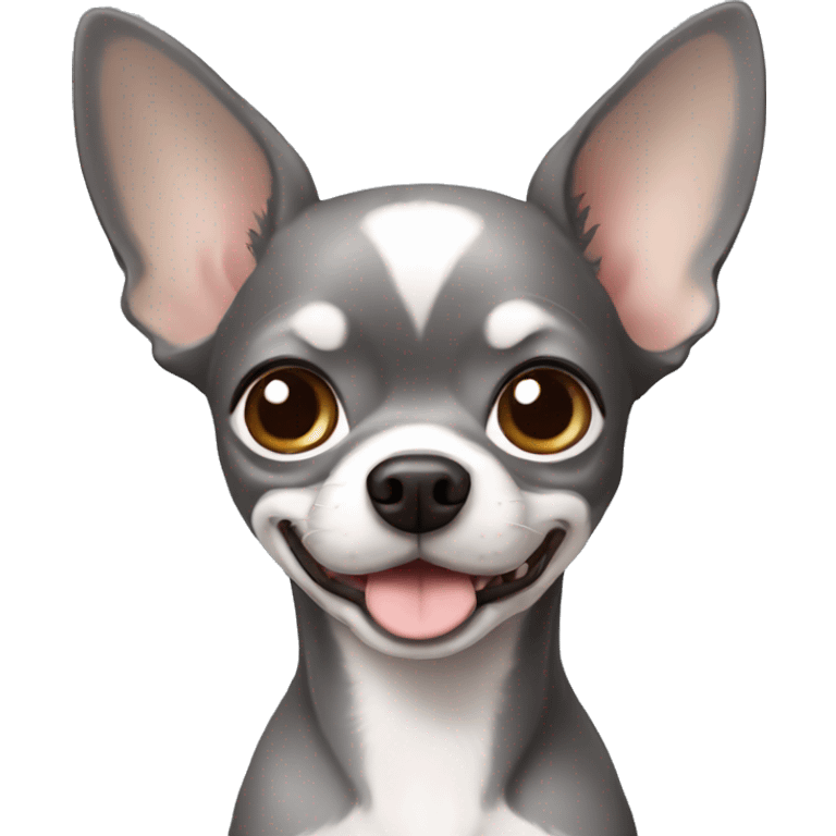 dog grey Chihuahua emoji