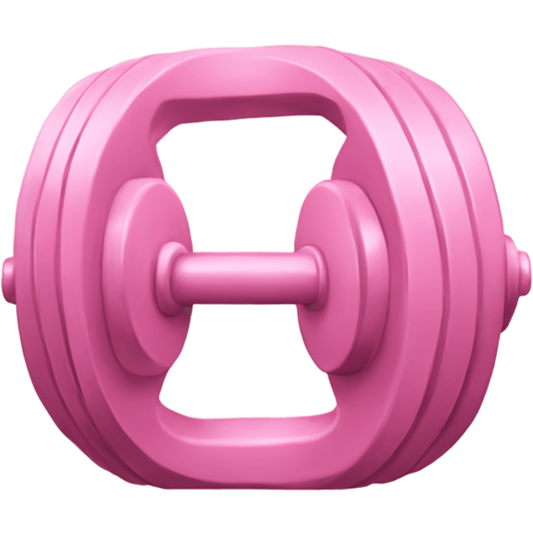 Light pink weights emoji