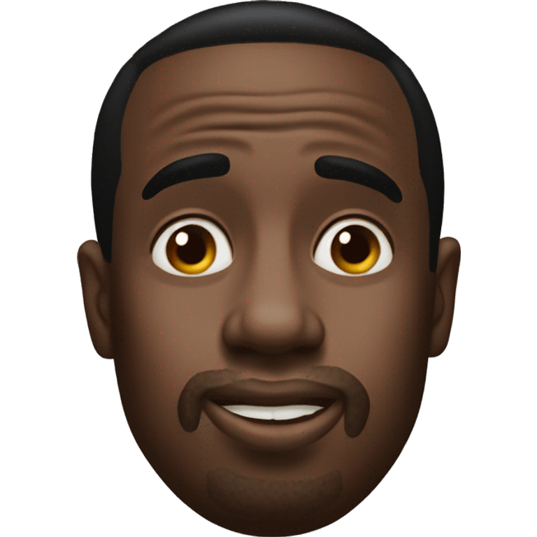 P Diddy with milk on his nose emoji