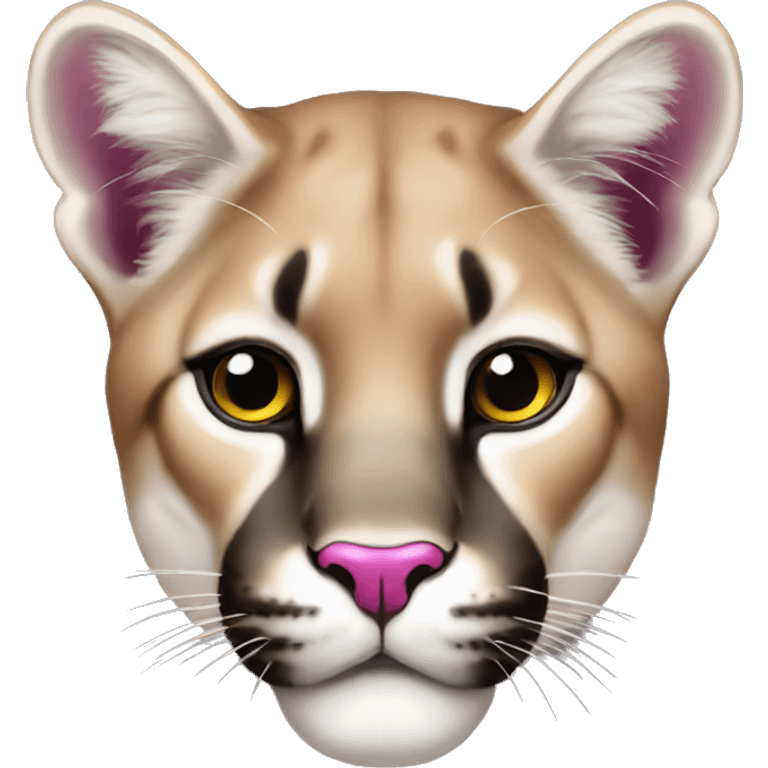 magenta nose puma emoji