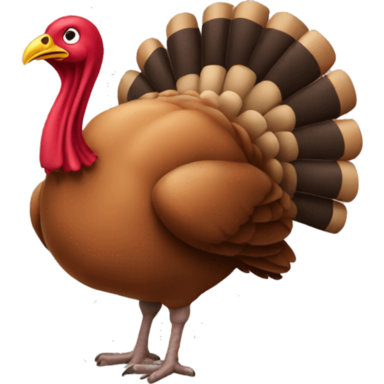 Turkey wearing beanie emoji