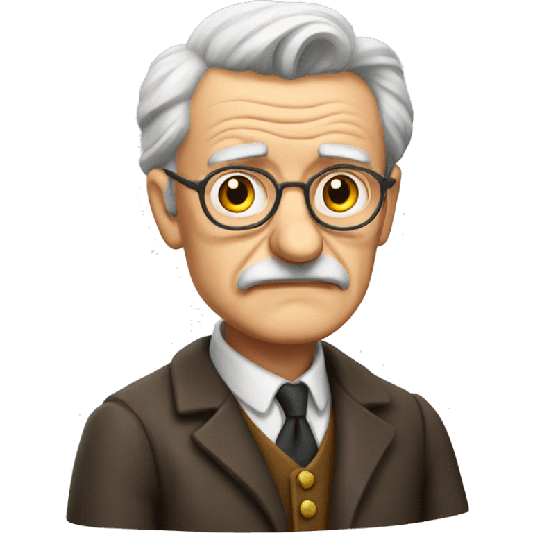 Old grumpy German teacher  emoji