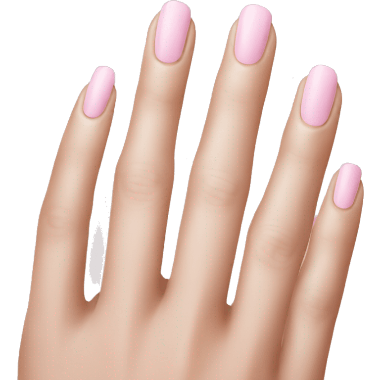 Light pink nails emoji