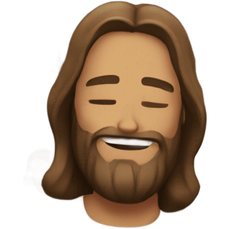 Jesus hugging emoji