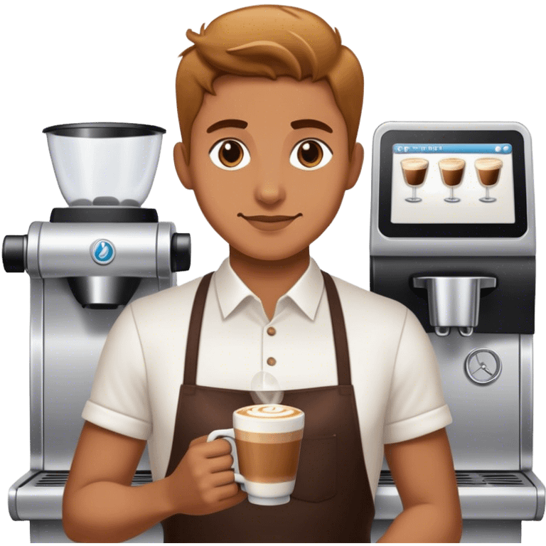 experienced barista emoji