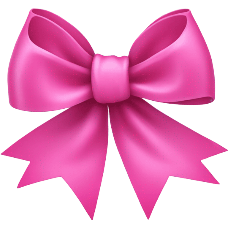 Pink bow emoji