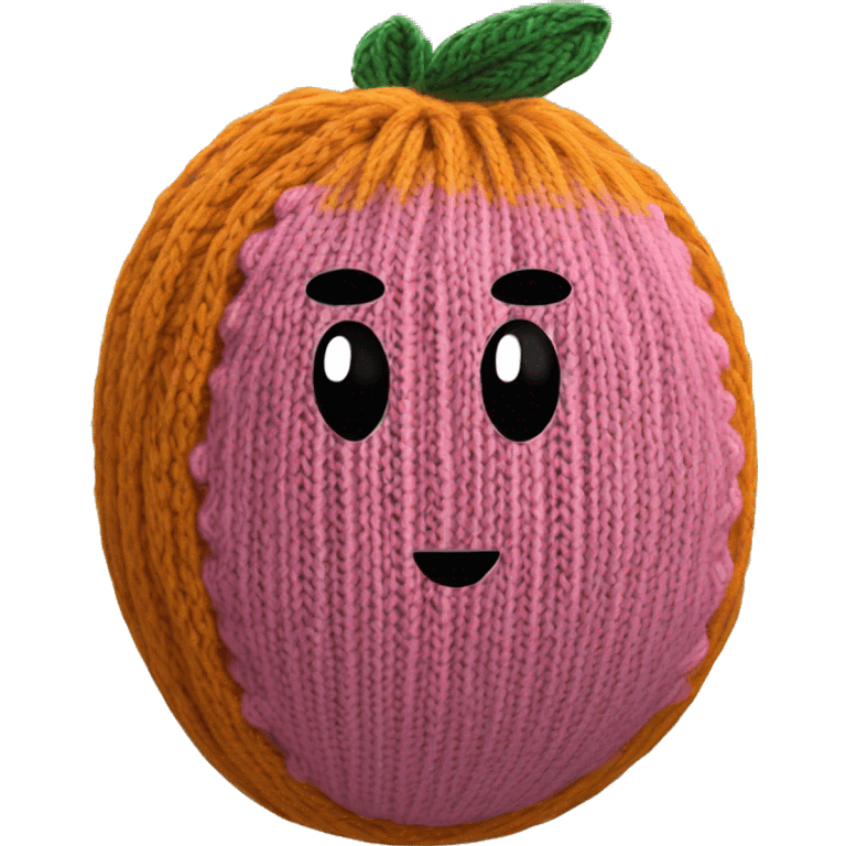 knitted mango emoji