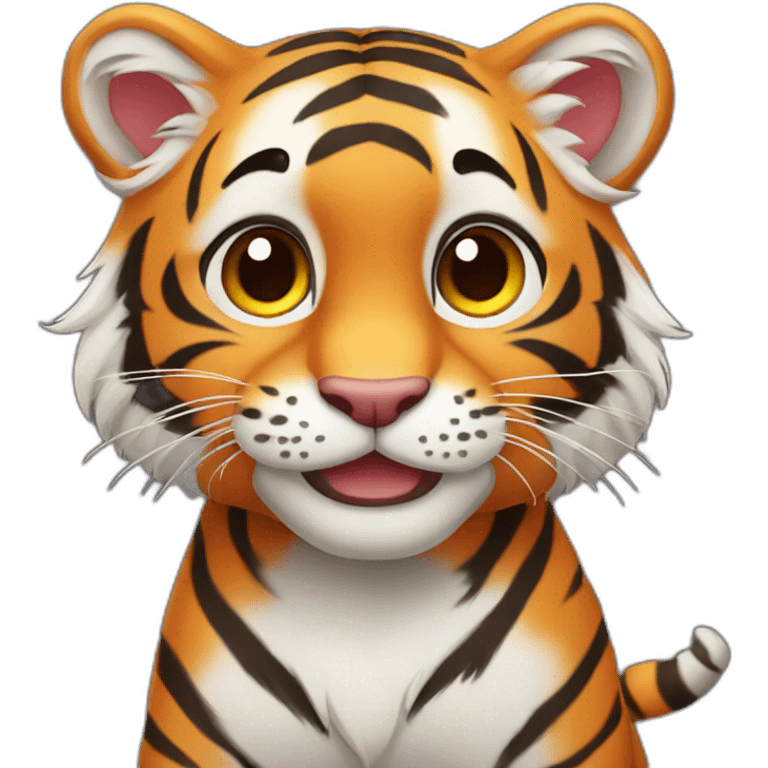 cute little tiger emoji