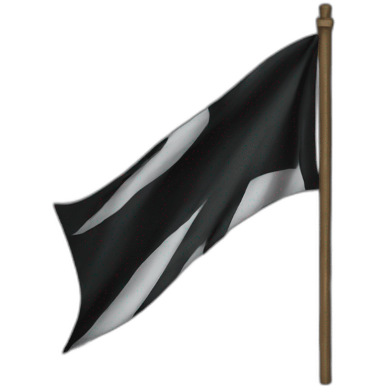 Black flag emoji