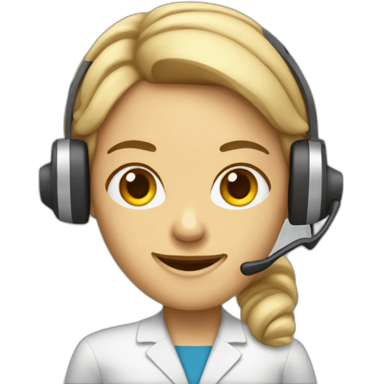 telemarketing attendant emoji