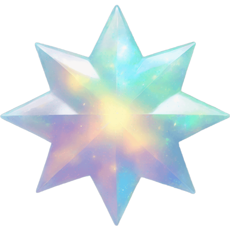 opal 4 point star emoji