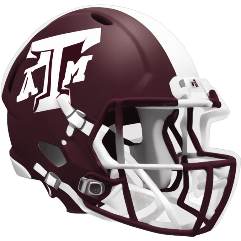 Texas A&M football helmet emoji